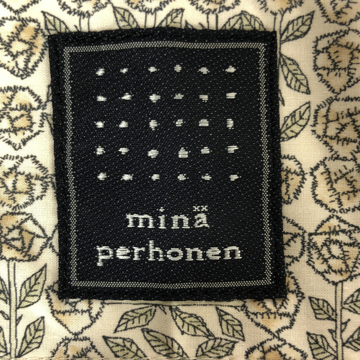 mina perhonen / mina perhonen | 2022SS | hana hane + tambourine / hana hane tambourine panini hand tote bag |