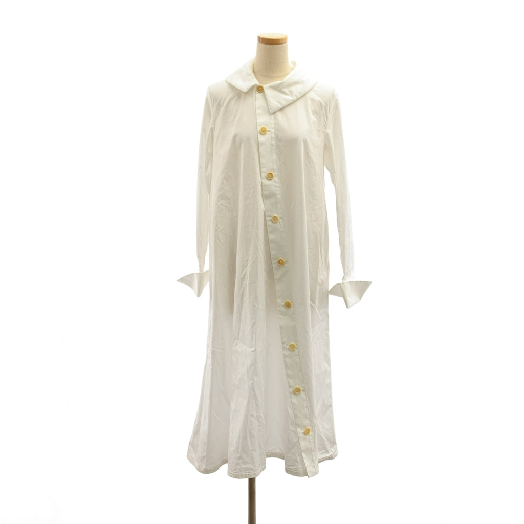 noir kei ninomiya / 느와르 케이니노미야 | 2022AW | 퍼프 컬러 비대칭 변형 셔츠 원피스 | S |