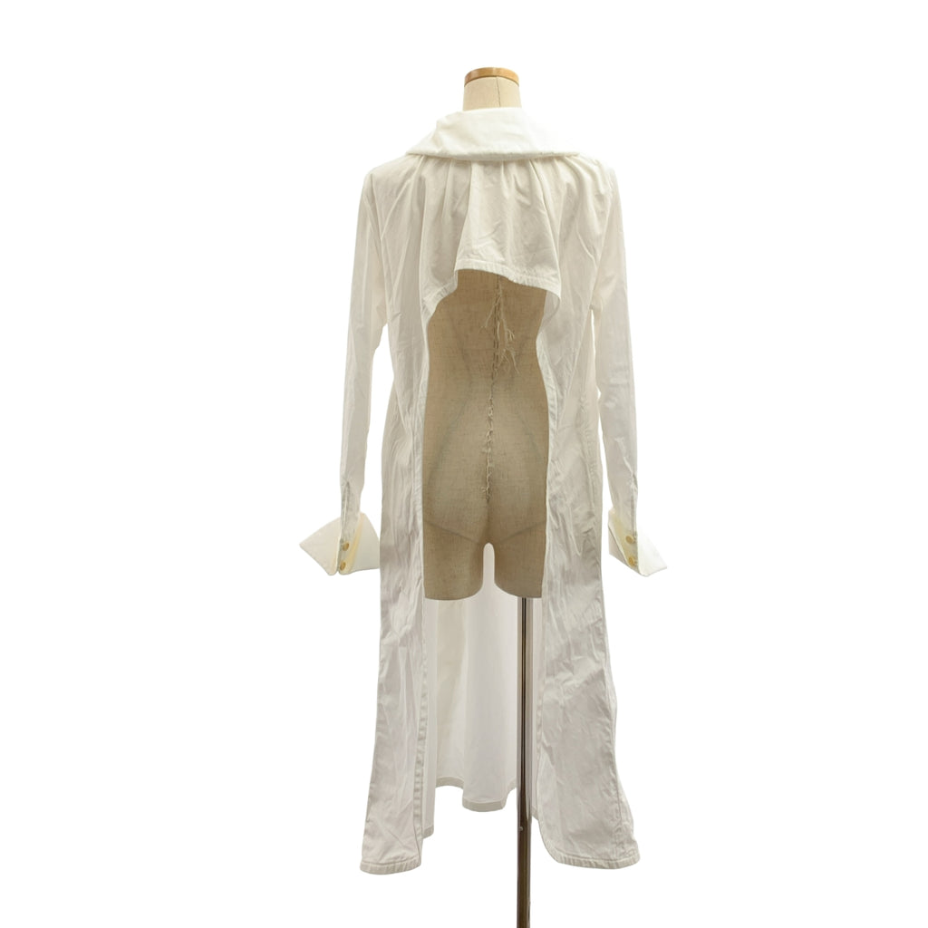 noir kei ninomiya / 느와르 케이니노미야 | 2022AW | 퍼프 컬러 비대칭 변형 셔츠 원피스 | S |