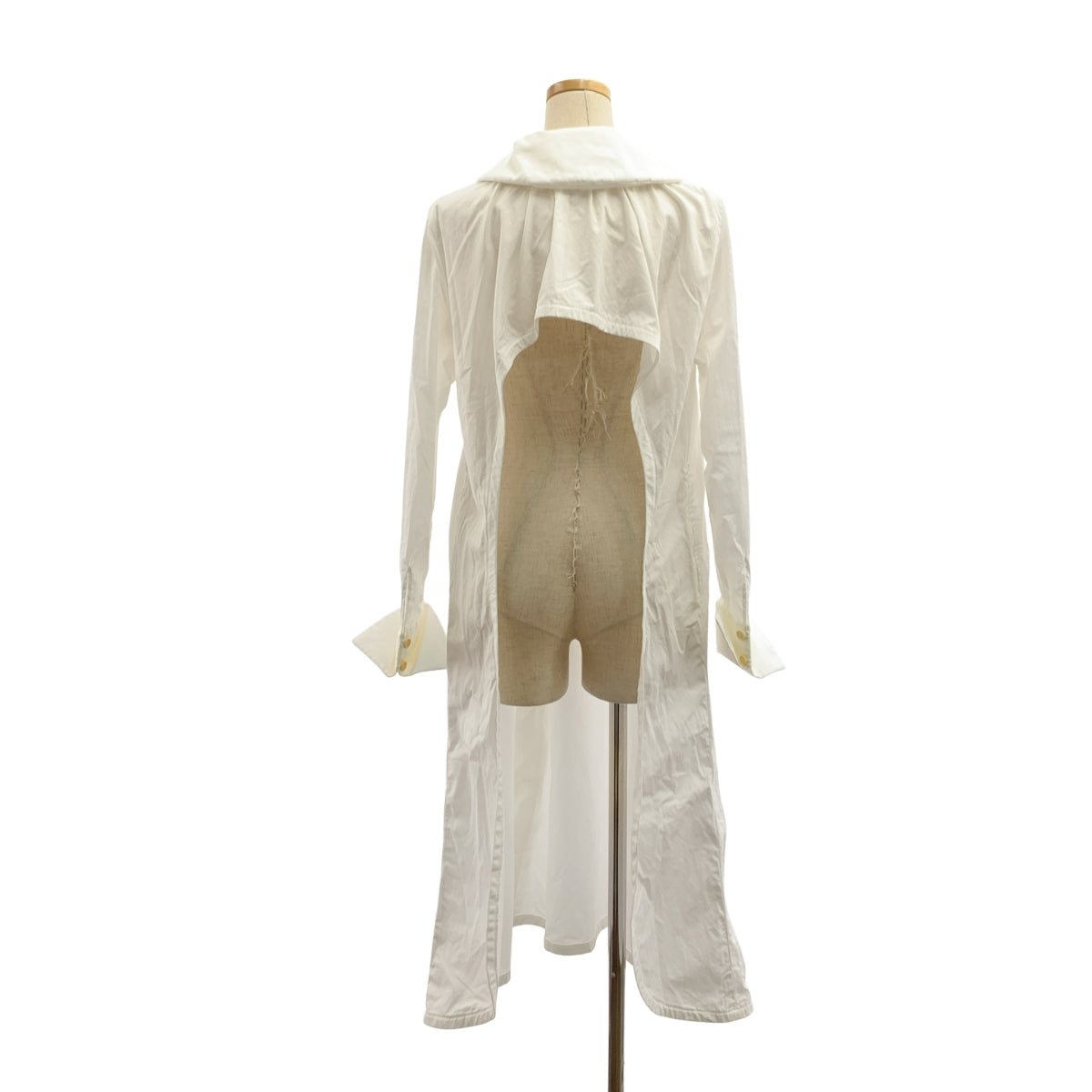 noir kei ninomiya / 느와르 케이니노미야 | 2022AW | 퍼프 컬러 비대칭 변형 셔츠 원피스 | S |