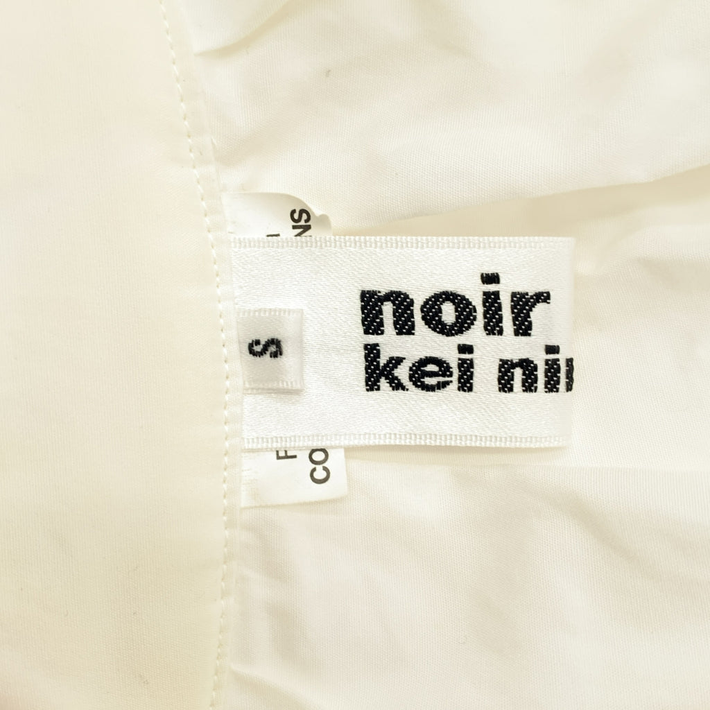 noir kei ninomiya / 느와르 케이니노미야 | 2022AW | 퍼프 컬러 비대칭 변형 셔츠 원피스 | S |