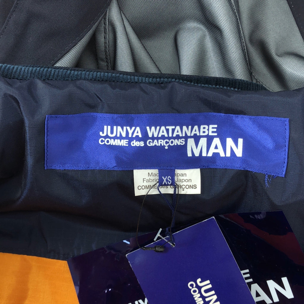【美品】  JUNYAWATANABE COMMEdesGARCONS MAN / ジュンヤワタナベマン | 2018AW | ファイヤーマン リフレクター オーバーサイズ マウンテン ジャケット | XS | ネイビー | メンズ