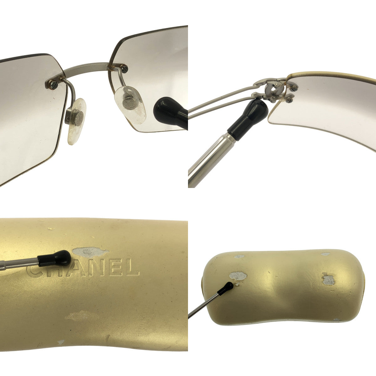 CHANEL / 샤넬 | 코코마크 그라데이션 렌즈 선글라스 |