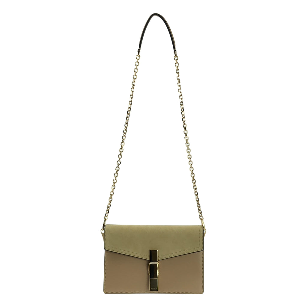 【新品】  ZANCHETTI / ザンケッティ | L'Appartement 取扱い 2WAY BAG MODELLO CLIP クリップ レザー バッグ | ベージュ | レディース