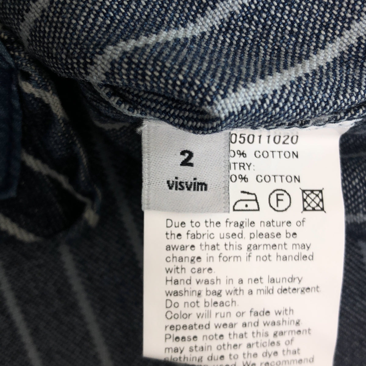 visvim / ビズビム | DUGOUT SHIRT S/S INDIGO STRIPE ストライプ シャツ | 2 | メンズ