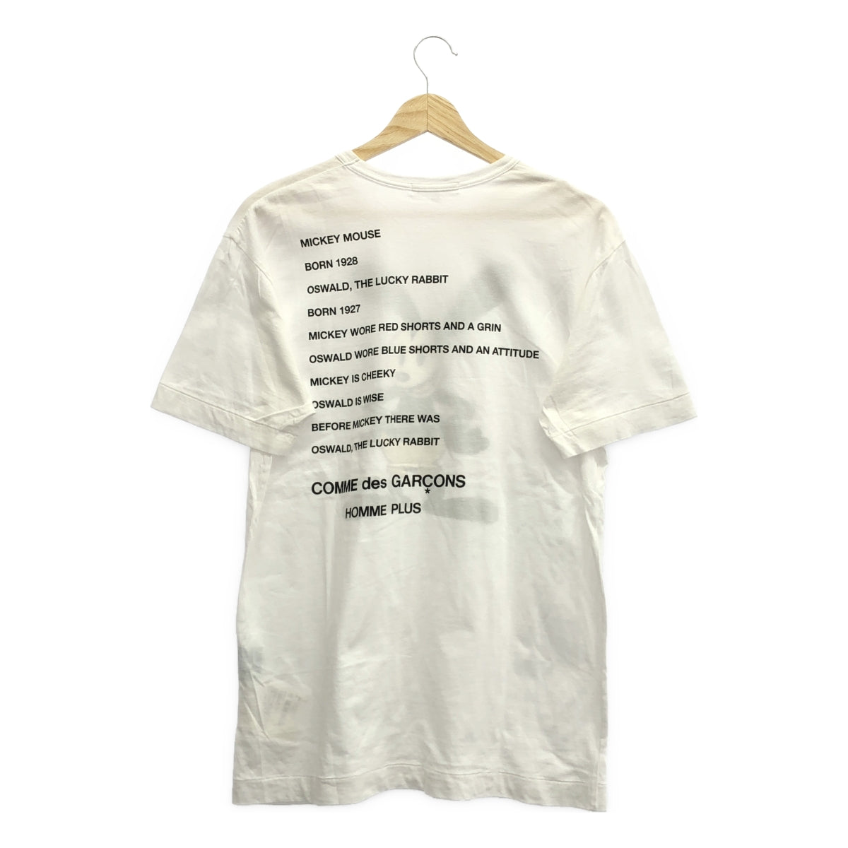 COMME des GARCONS / コムデギャルソン | 2007SS | オズワルド プリント Tシャツ | L | レディース