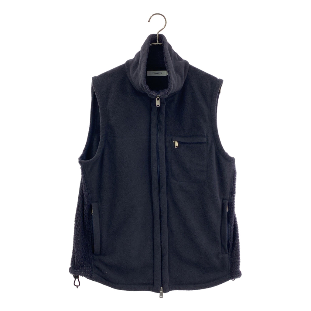 nonnative / 비 네이티브 | 2025AW | HIKER VEST POLARTEC WIND PRO / 폴라텍 플리스 드로스트링 풀 Zip 베스트 |