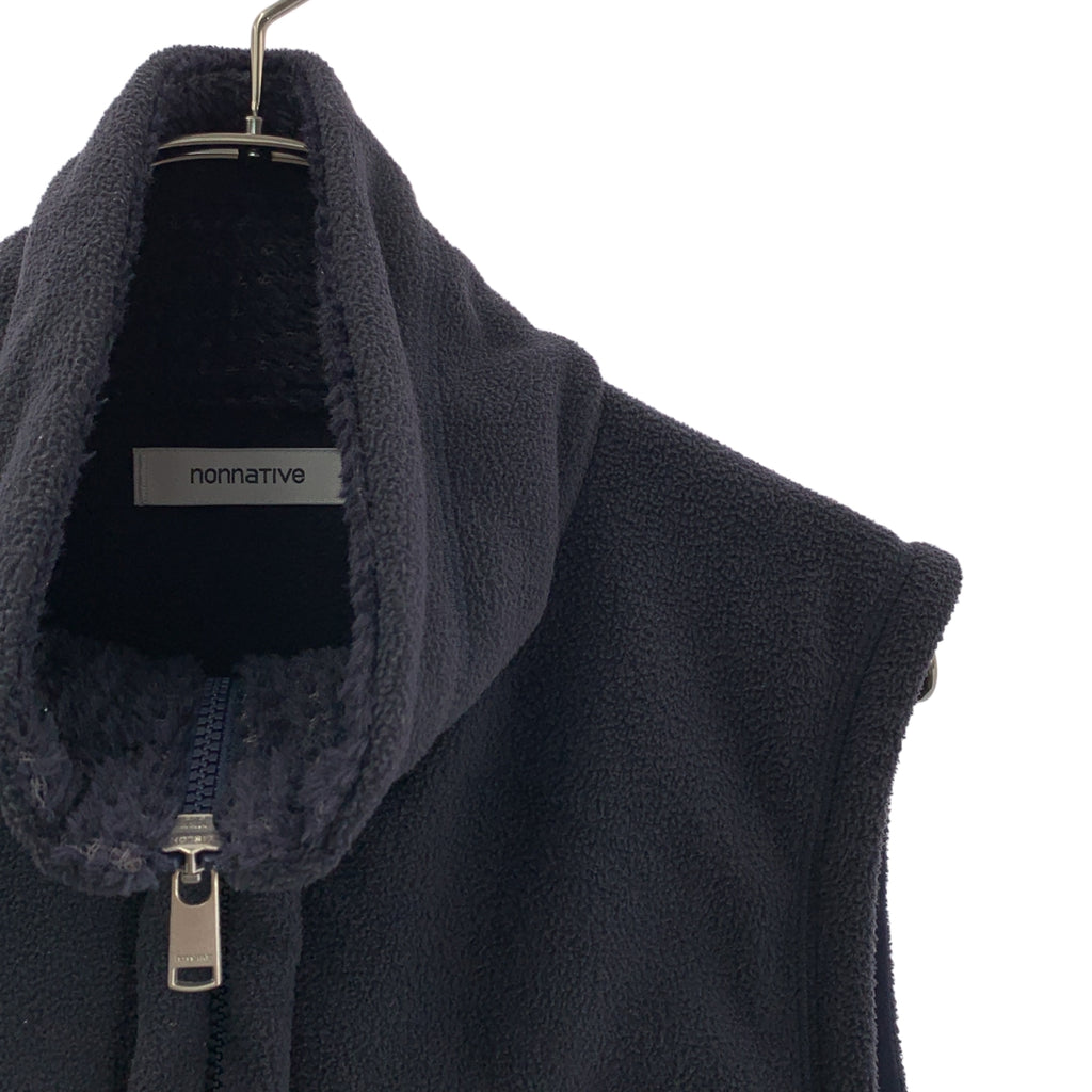 nonnative / 비 네이티브 | 2025AW | HIKER VEST POLARTEC WIND PRO / 폴라텍 플리스 드로스트링 풀 Zip 베스트 |