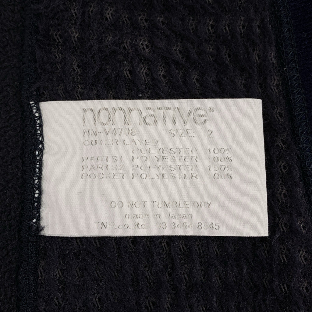 nonnative / 비 네이티브 | 2025AW | HIKER VEST POLARTEC WIND PRO / 폴라텍 플리스 드로스트링 풀 Zip 베스트 |