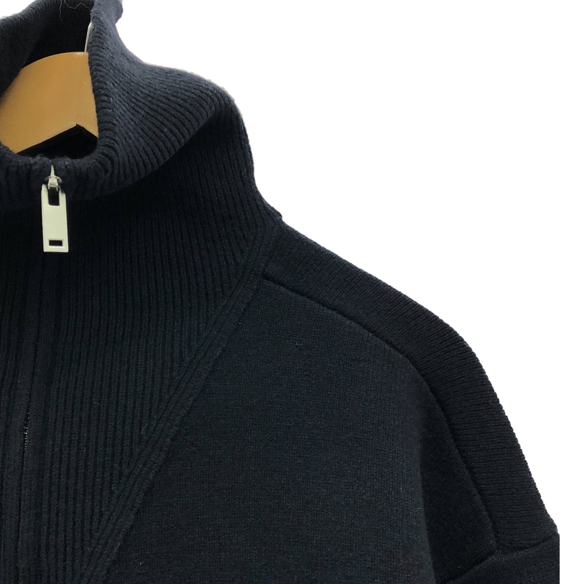 [品相良好] ISABEL MARANT ETOILE / Isabel Marant Etoile |花式毛衣半拉鍊針織套頭衫 | S |海軍 |女性的