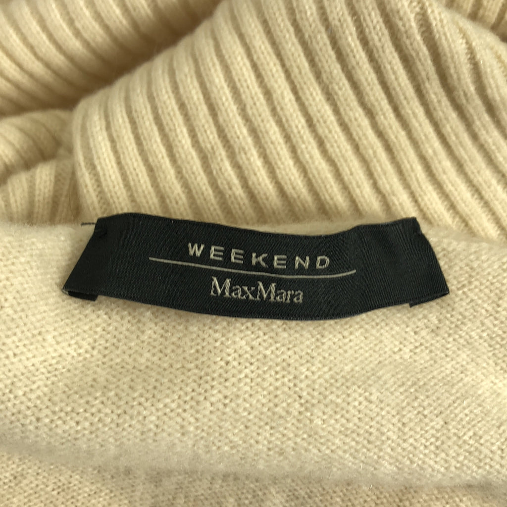WEEKEND MAX MARA | 羊絨與羊毛高領針織毛衣 | XL | 米色 | 女款
