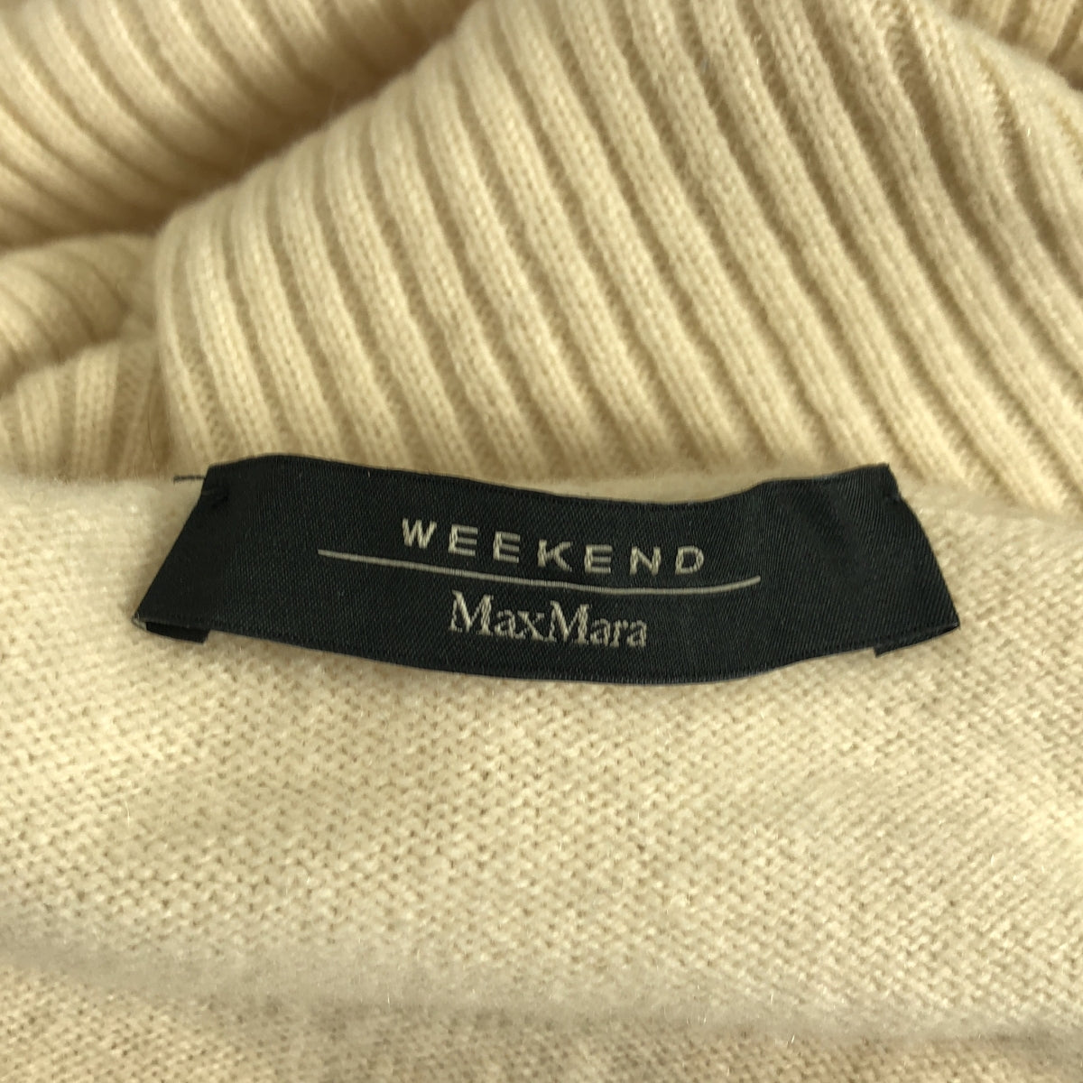 WEEKEND MAX MARA / ウィークエンドマックスマーラ | カシミヤ ウール タートルネック ニット セーター | XL | ベージュ | レディース