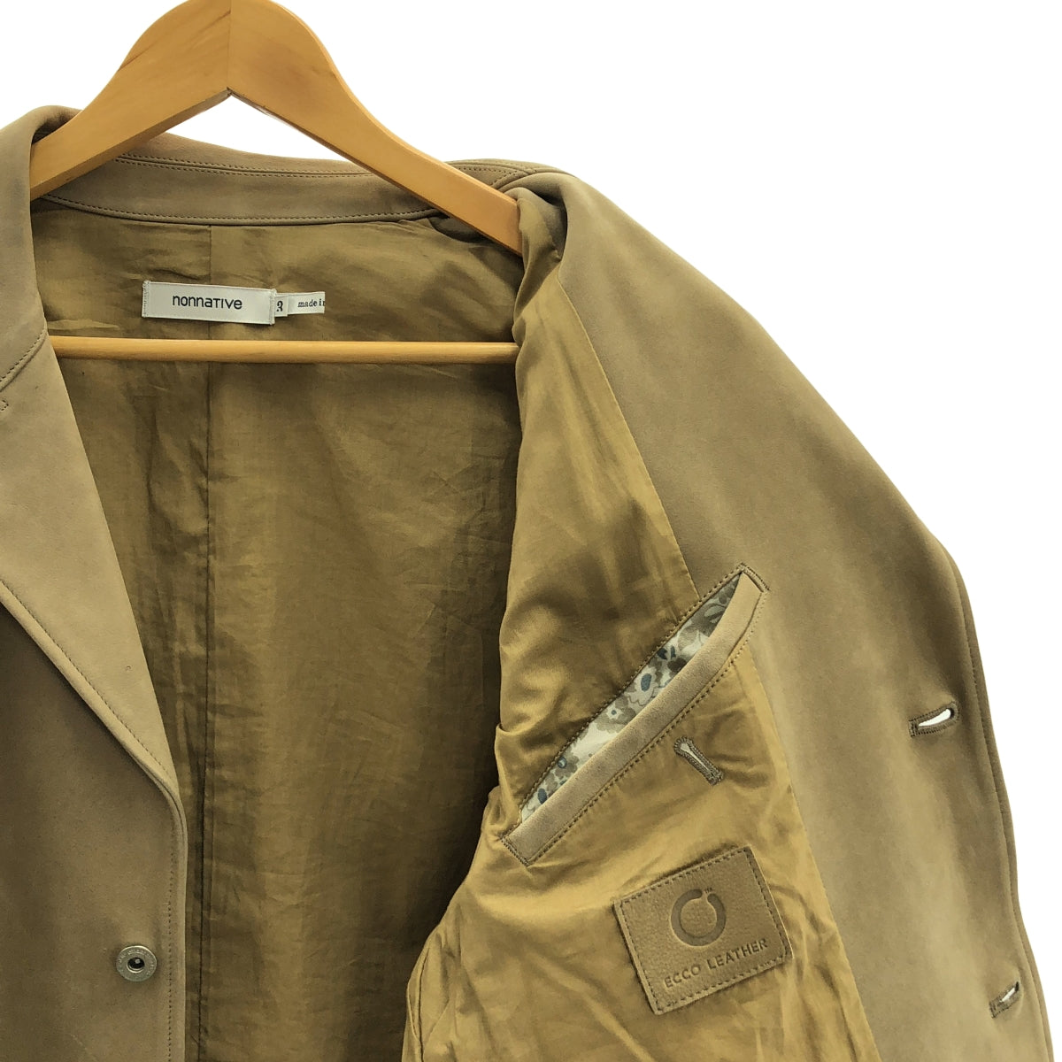 nonnative / ノンネイティブ | RANCHER JACKET COW LEATHER by ECCO レザー ランチャージャケット | 3 | メンズ