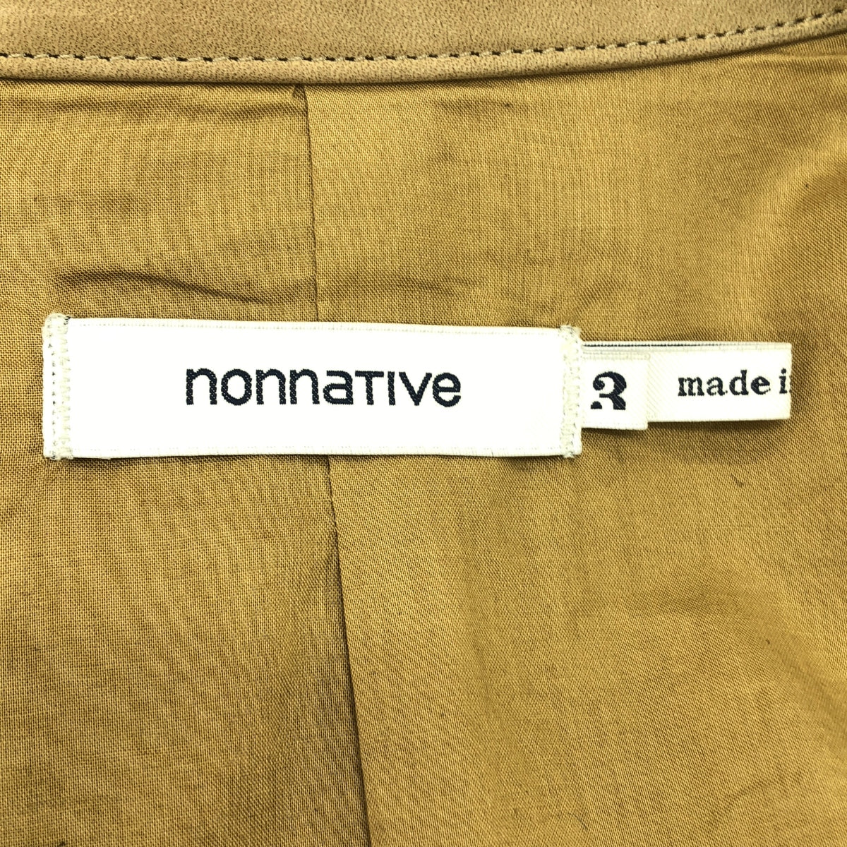 nonnative / ノンネイティブ | RANCHER JACKET COW LEATHER by ECCO レザー ランチャージャケット | 3 | メンズ