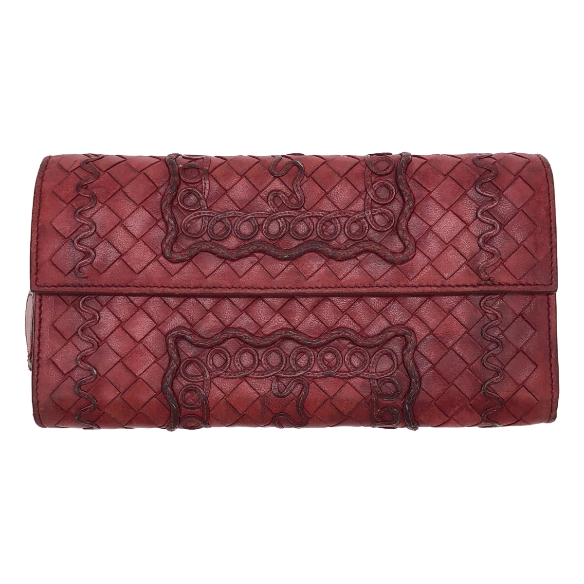 BOTTEGA VENETA / ボッテガヴェネタ | イントレチャート レザー ウォレット 長財布 / ユニセックス |