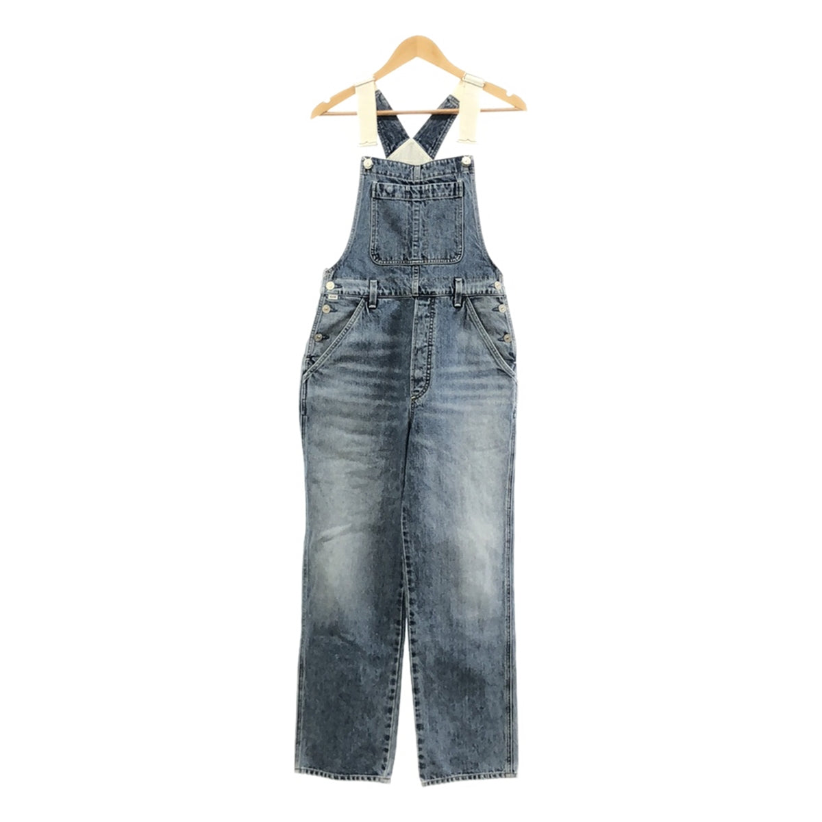 [Good Condition] Deuxieme Classe | 2022SS | CITIZEN OF HUMANITY Denim Overalls Pants | Size 6 | Indigo | Women's