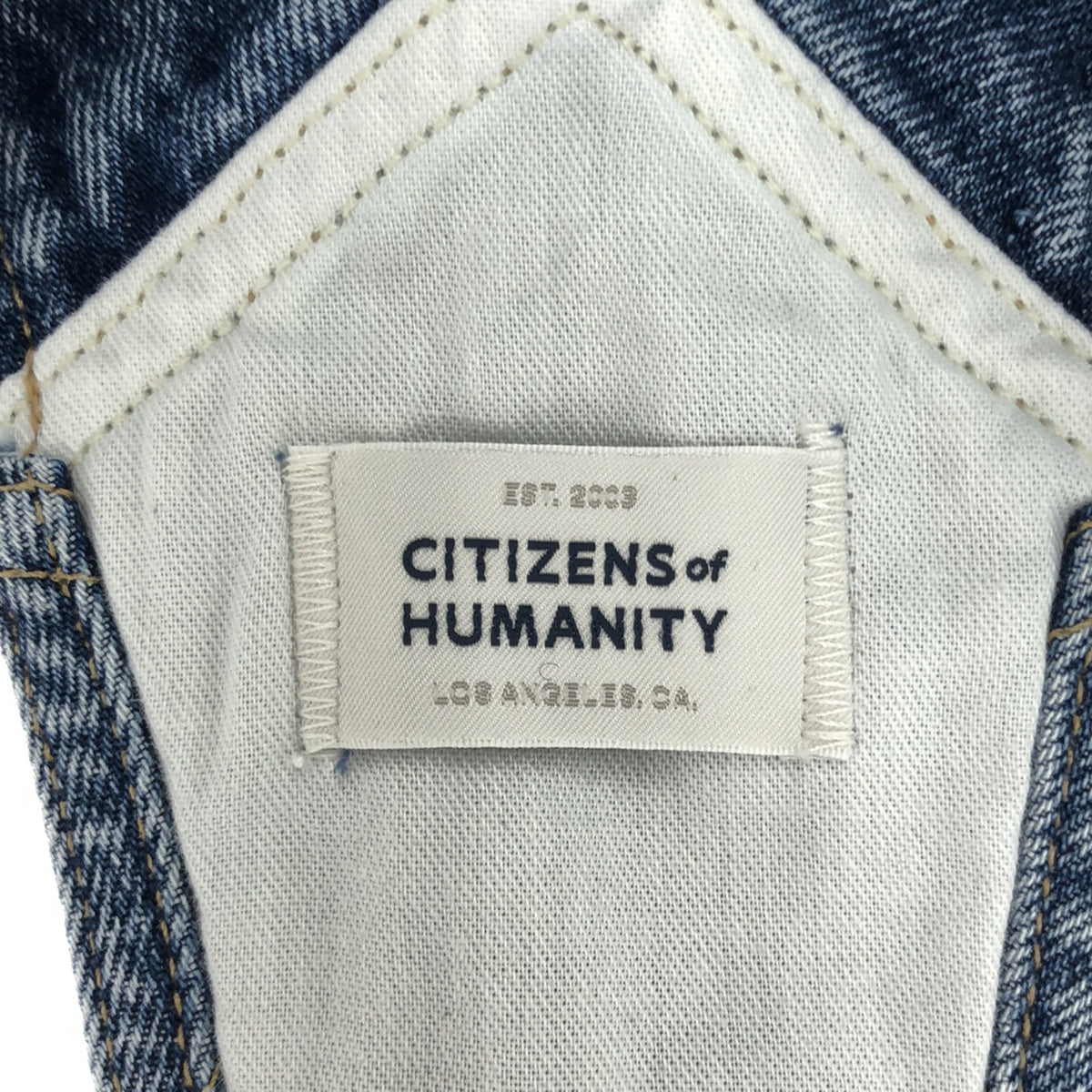 [Good Condition] Deuxieme Classe | 2022SS | CITIZEN OF HUMANITY Denim Overalls Pants | Size 6 | Indigo | Women's