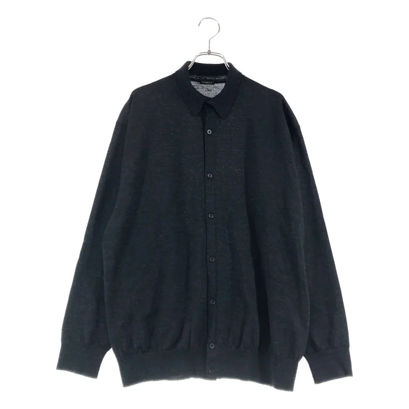 COMOLI / コモリ | 2025AW | 羊毛領口開襟衫 | 1 | 男裝