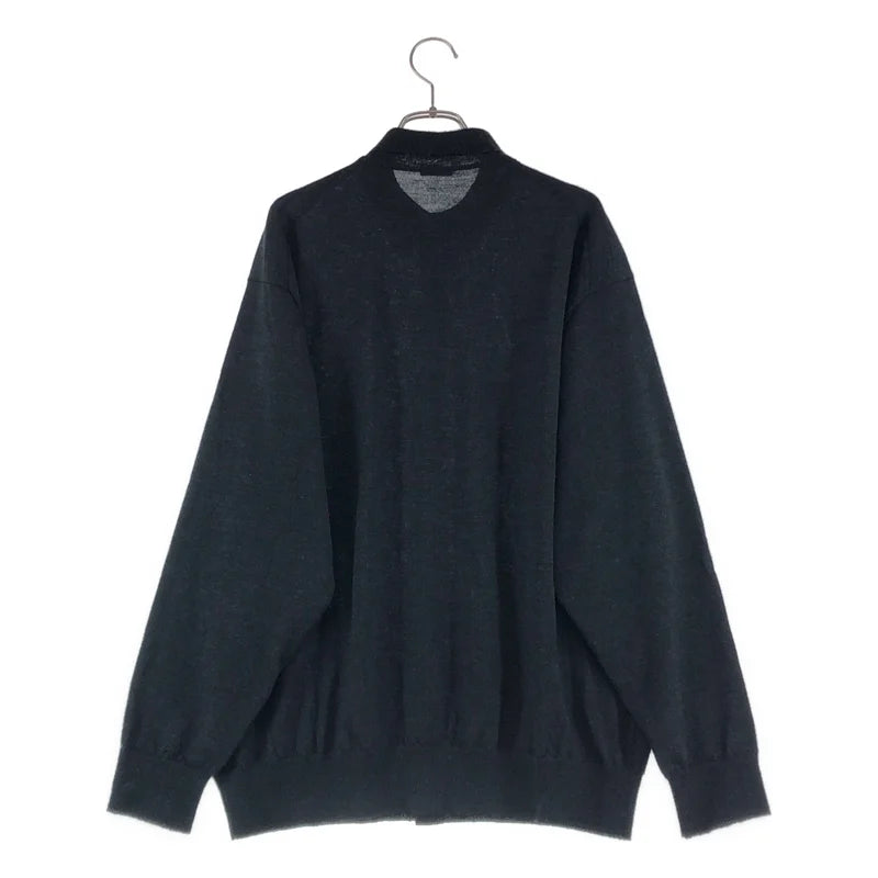 COMOLI / コモリ | 2025AW | 羊毛領口開襟衫 | 1 | 男裝