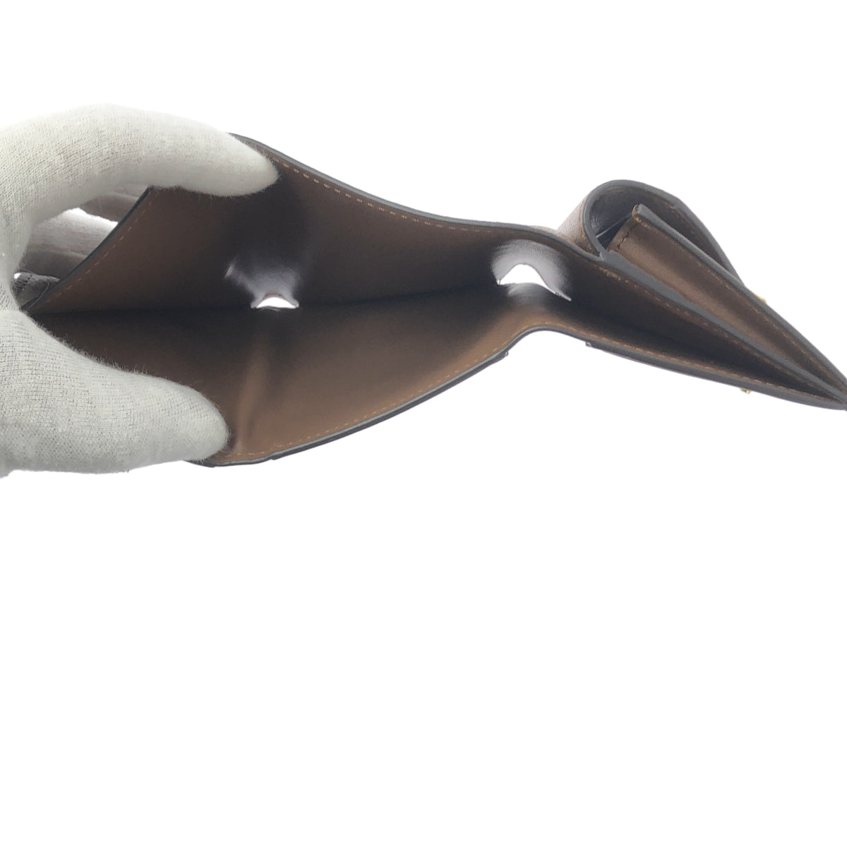 【美品】  FENDI / フェンディ | FFダイヤモンド レザー ウォレット | ブラウン | レディース