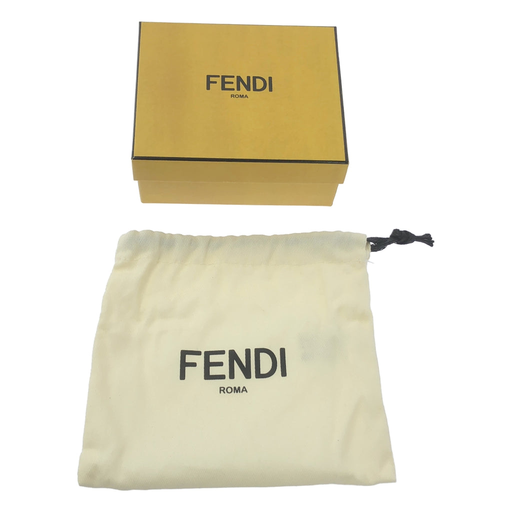 【美品】  FENDI / フェンディ | FFダイヤモンド レザー ウォレット | ブラウン | レディース