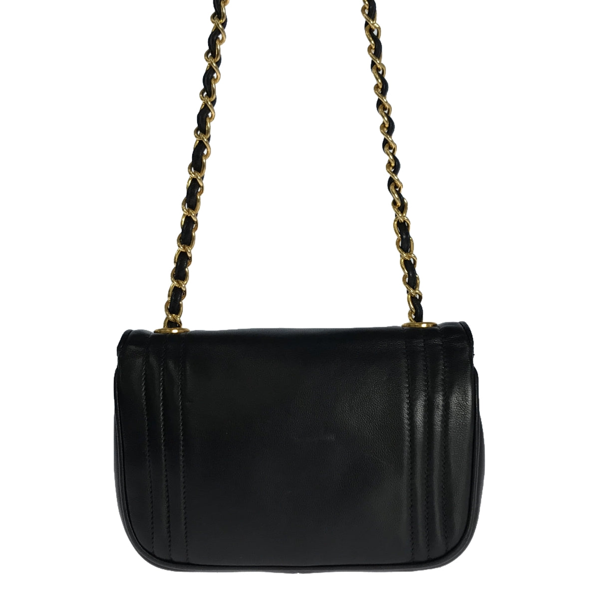 CHANEL | Coco Mark Leather Chain Shoulder Bag | Black | Women's