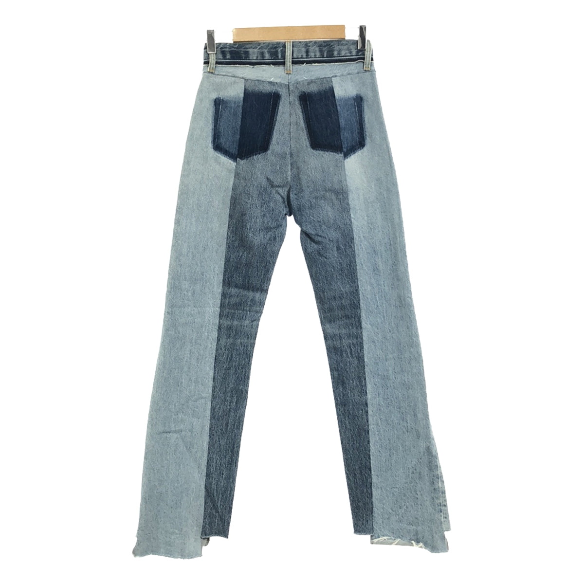 [狀況良好] Maison Margiela | 2020秋冬 |合約重建牛仔褲 |構造重建剪裁牛仔褲 |尺寸 36 |靛藍 |女性的