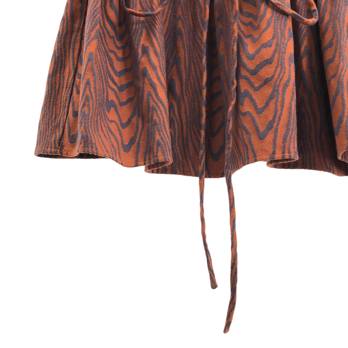 MIOSMOKEY / ミオズモーキー | 総柄 キーネック プルオーバー シャツ | 38 | レディース