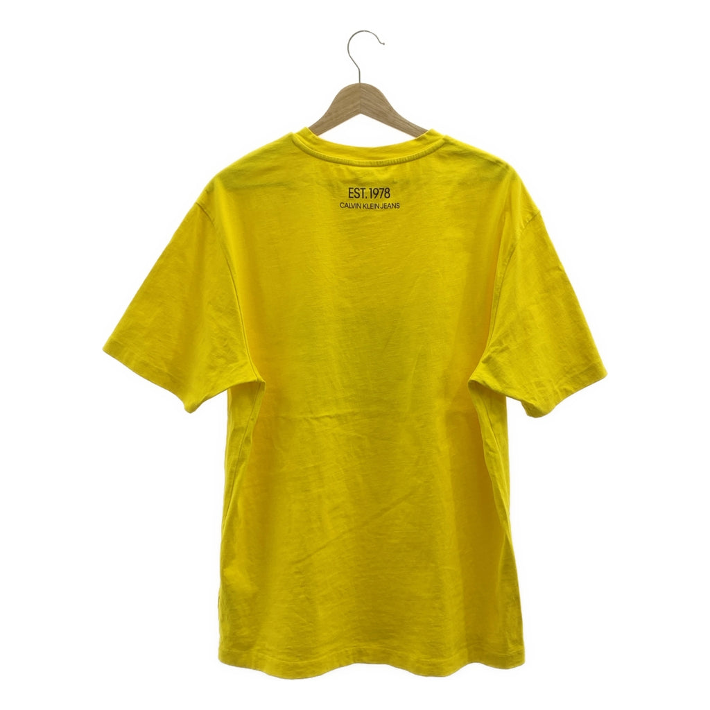 Calvin Klein Jeans / 캘빈 클라인 청바지 | Super Size 로고 프린트 T 셔츠 | L | 남성