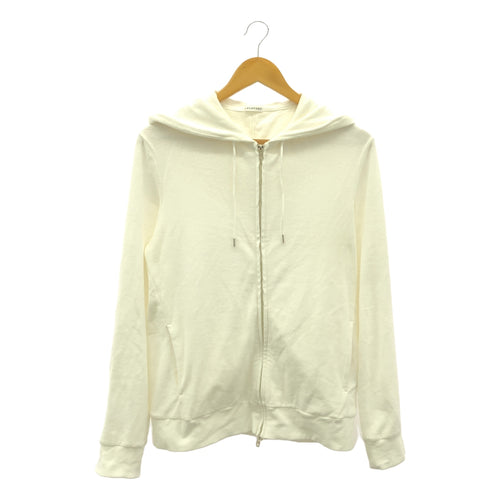 +CLOTHET / クロスクローゼット | Micro Pile Hoodie / コットン フルジップ フーディ | 3 | ホワイト | メンズ