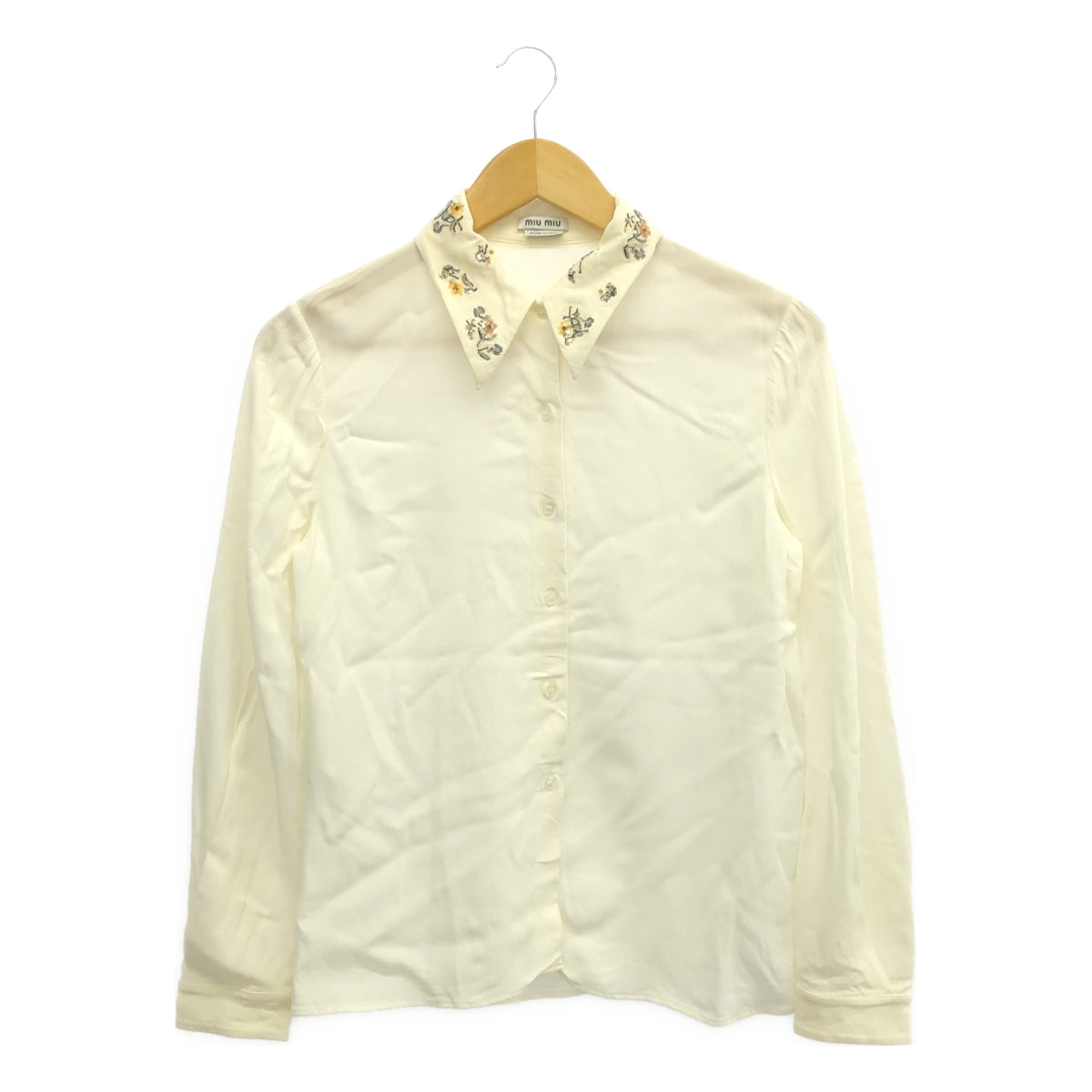 miu miu / Miu Miu | 2013 | Beaded Standard Shirt | 36 | Women's