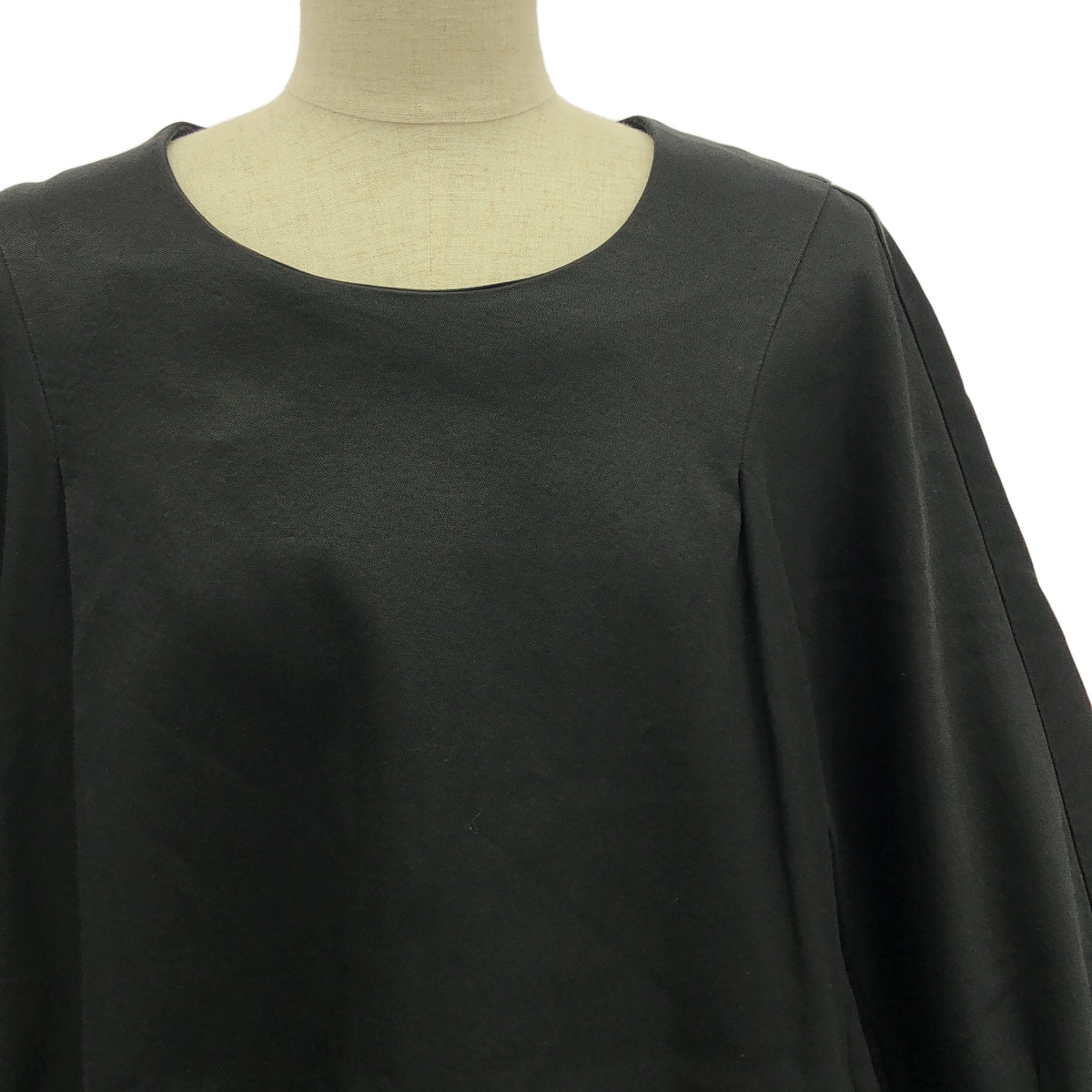 tricot COMME des GARCONS / トリココムデギャルソン | 2009AW | ボックスシルエット プルオーバー クルーネックワンピース | S | ブラック | レディース
