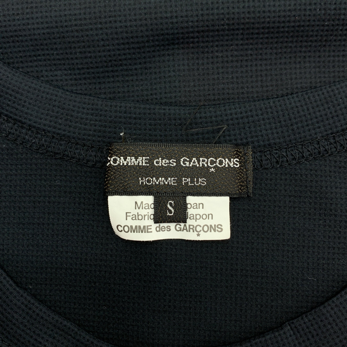 COMME des GARÇONS HOMME PLUS | 2025 春夏 |聚酯格紋 T 卹 |尺寸小 |男士