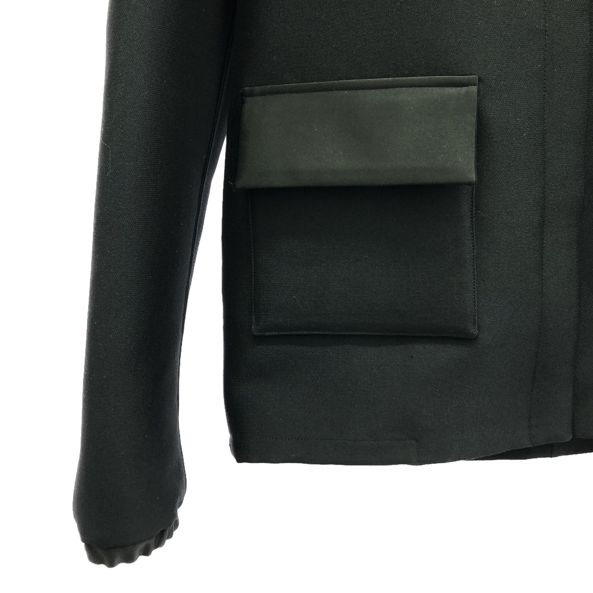 [狀況良好] CELINE / by Phoebe Philo / 聚酯羊毛連帽外套 |尺寸 34 |黑色 |女性的