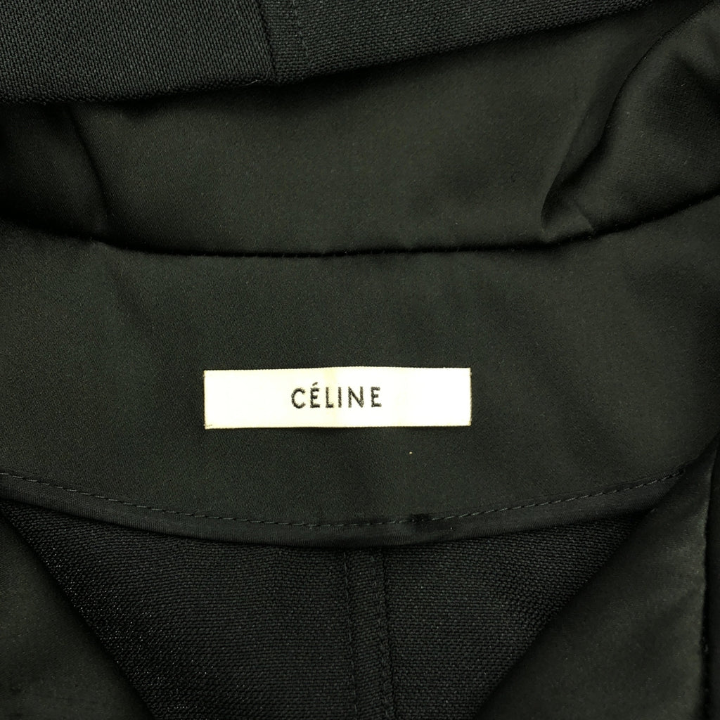 【미품】 CELINE / 셀린느 | by Phoebe Philo / 폴리 울 푸드 재킷 | 34 | 블랙 | 여성