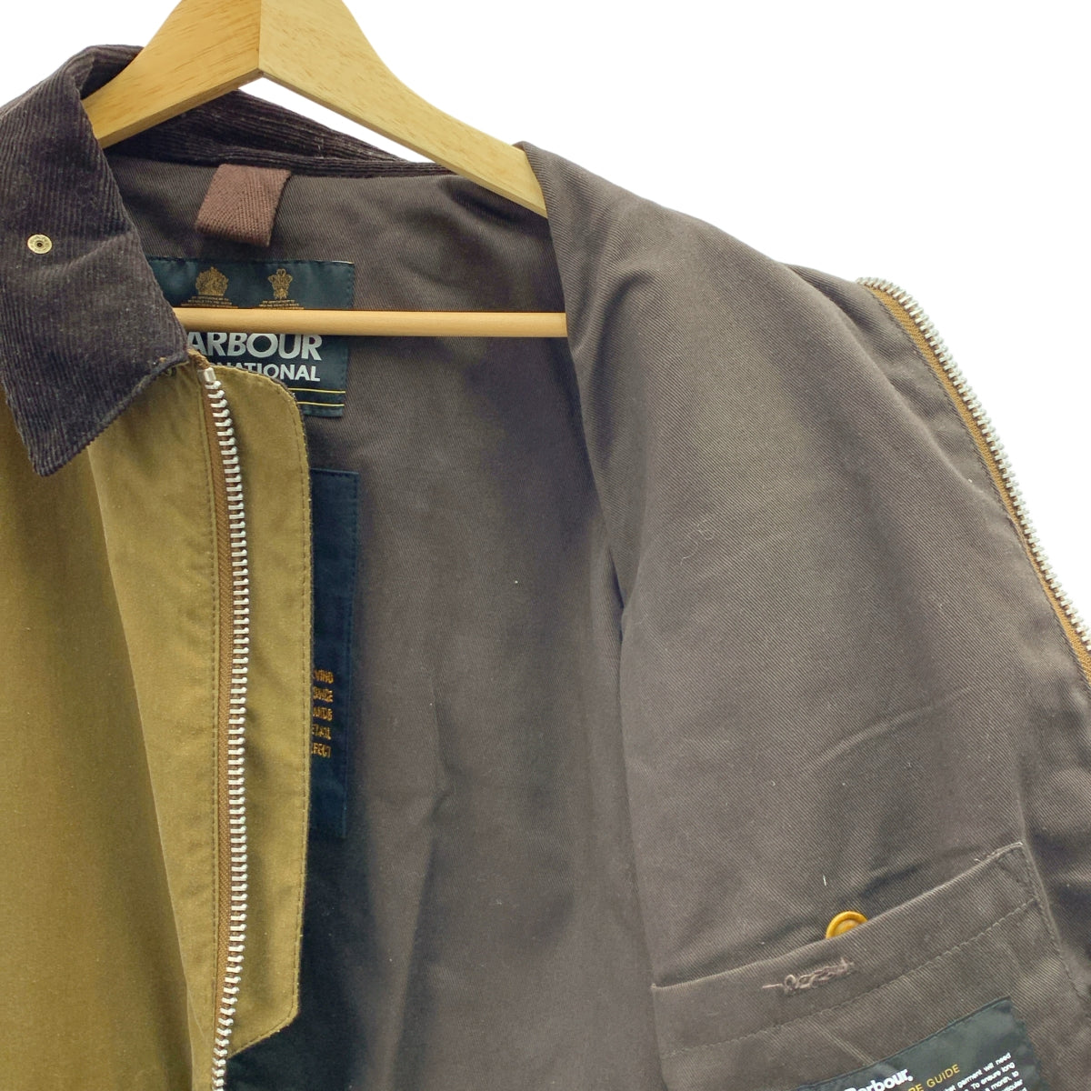 Barbour / 바부아 | HARLOW WAX 왁스 드 코튼 재킷 | M | 남성