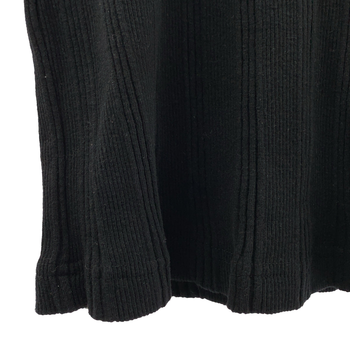 sacai / サカイ | 後綁帶羅紋上衣 | 1 | 黑色 | 女款