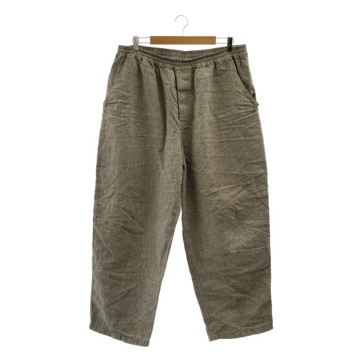 kaval / 카발 | 린넨 와이드 이지 팬츠 | L |