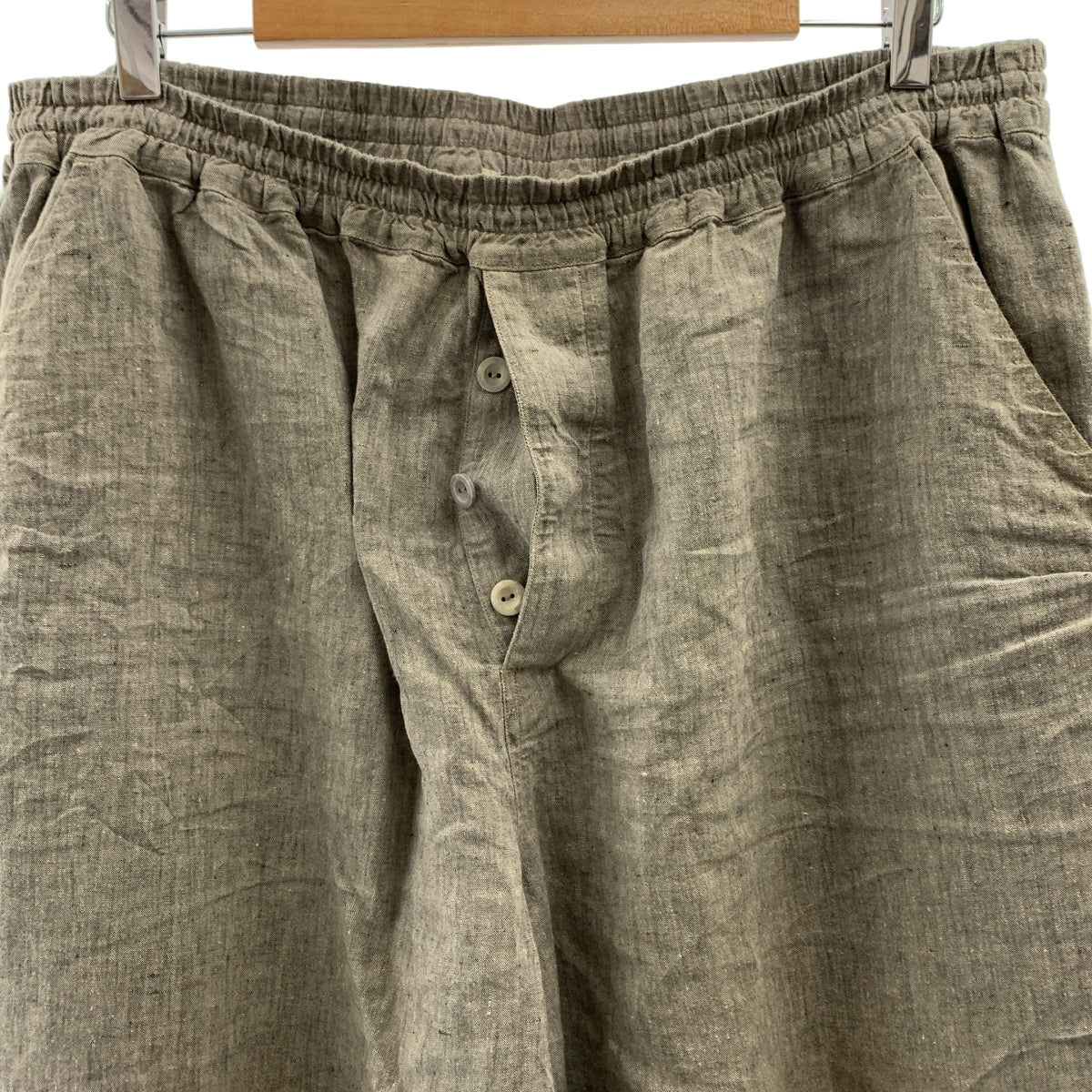 kaval / 카발 | 린넨 와이드 이지 팬츠 | L |