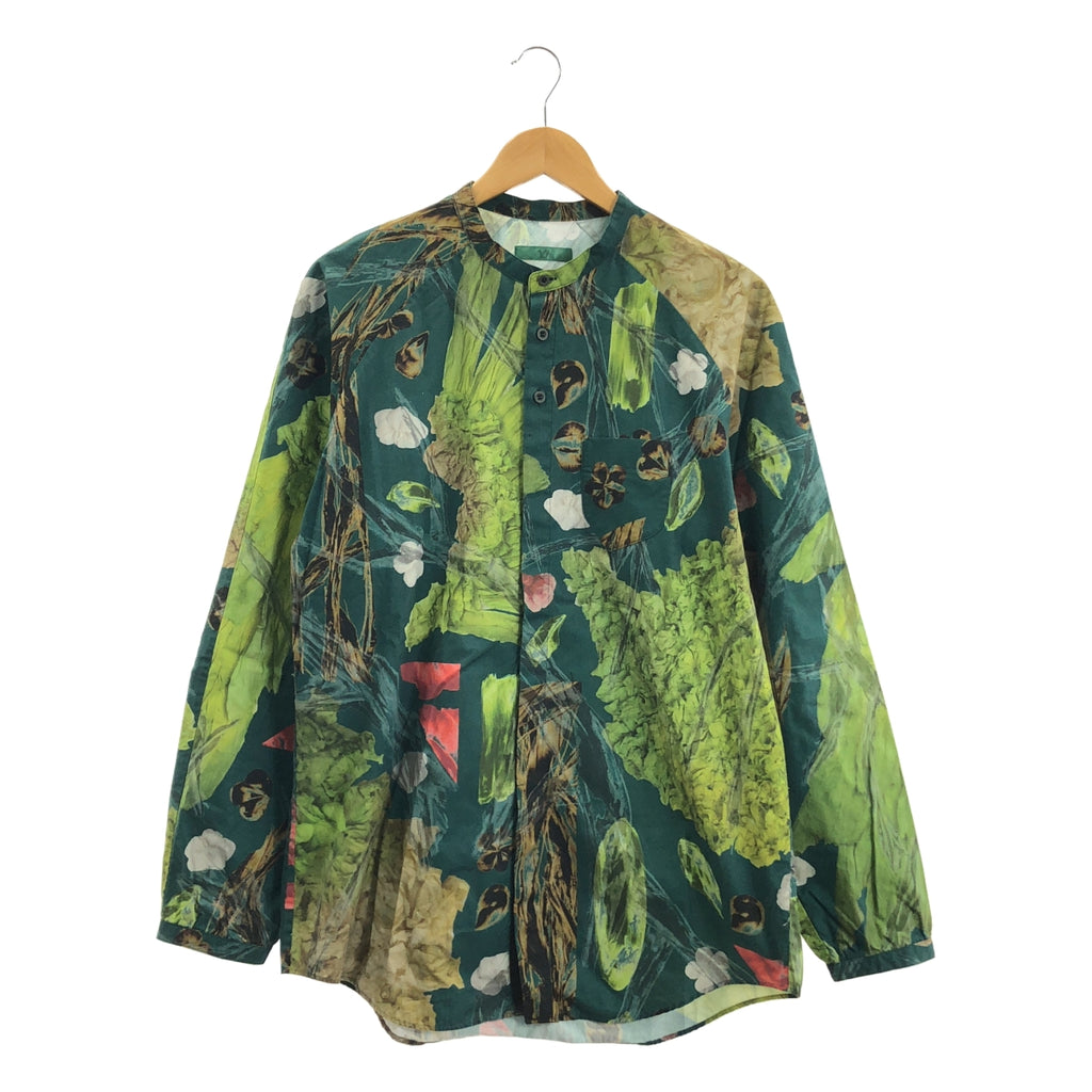 ohta / 오오타 | 보타니컬 무늬 프린트 밴드 컬러 셔츠 | M2 | 남성