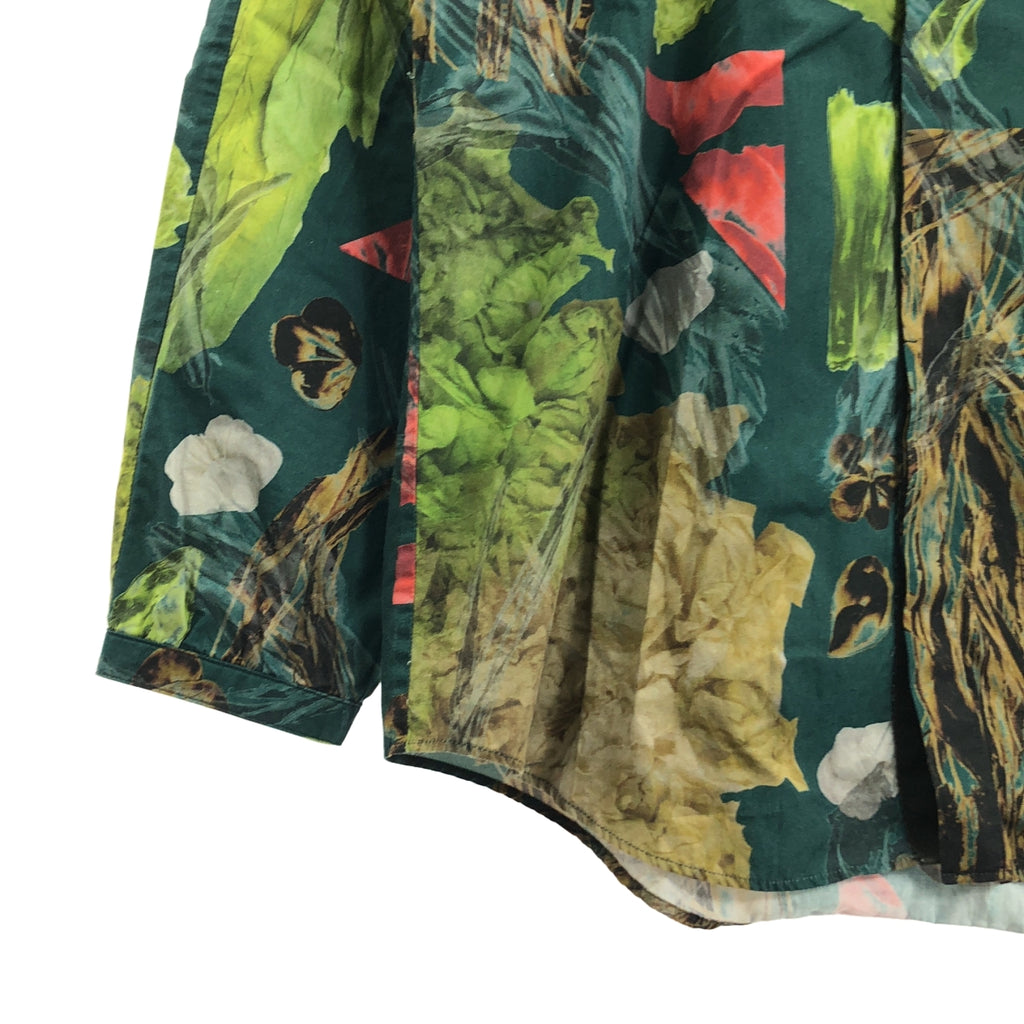 ohta / 오오타 | 보타니컬 무늬 프린트 밴드 컬러 셔츠 | M2 | 남성