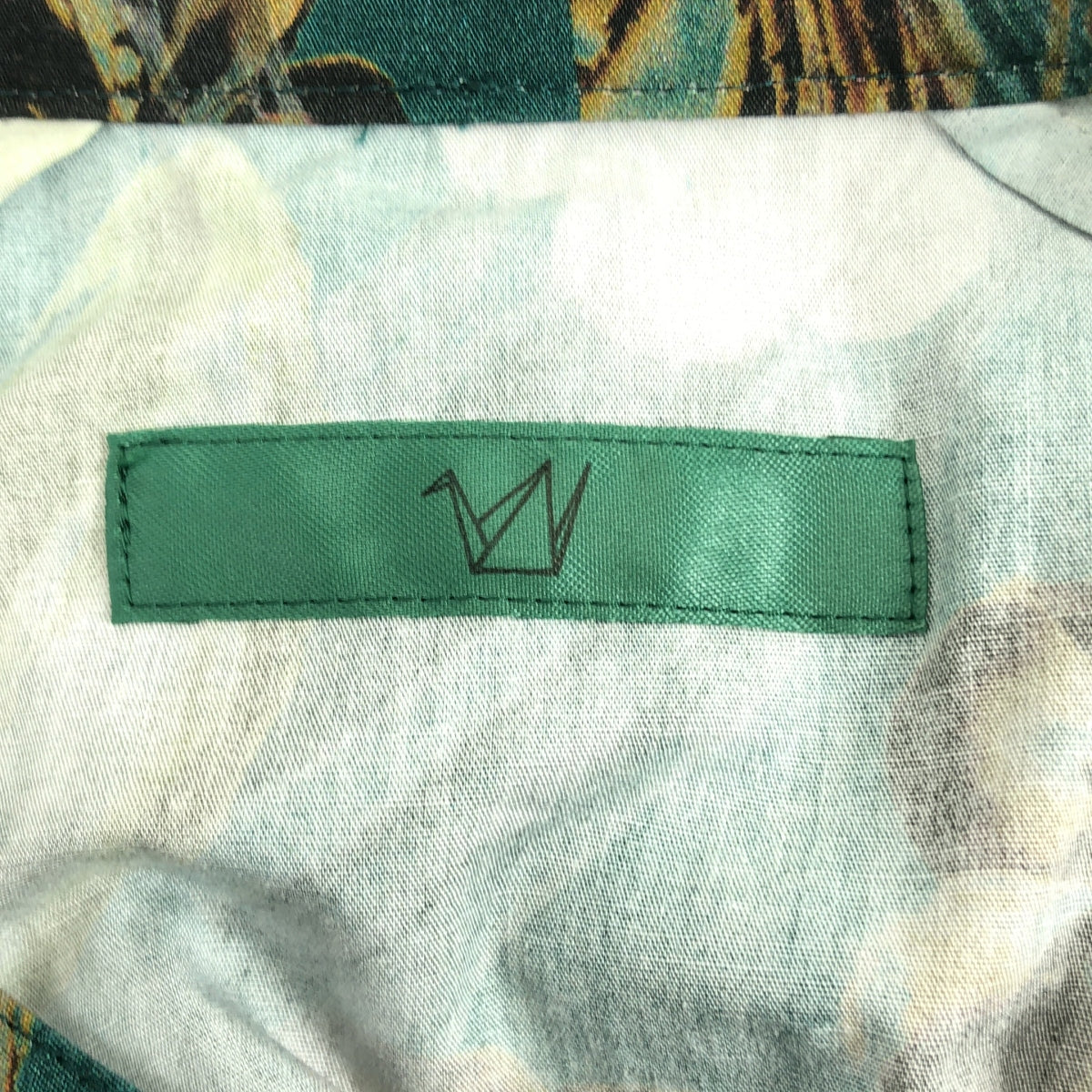 ohta / 오오타 | 보타니컬 무늬 프린트 밴드 컬러 셔츠 | M2 | 남성