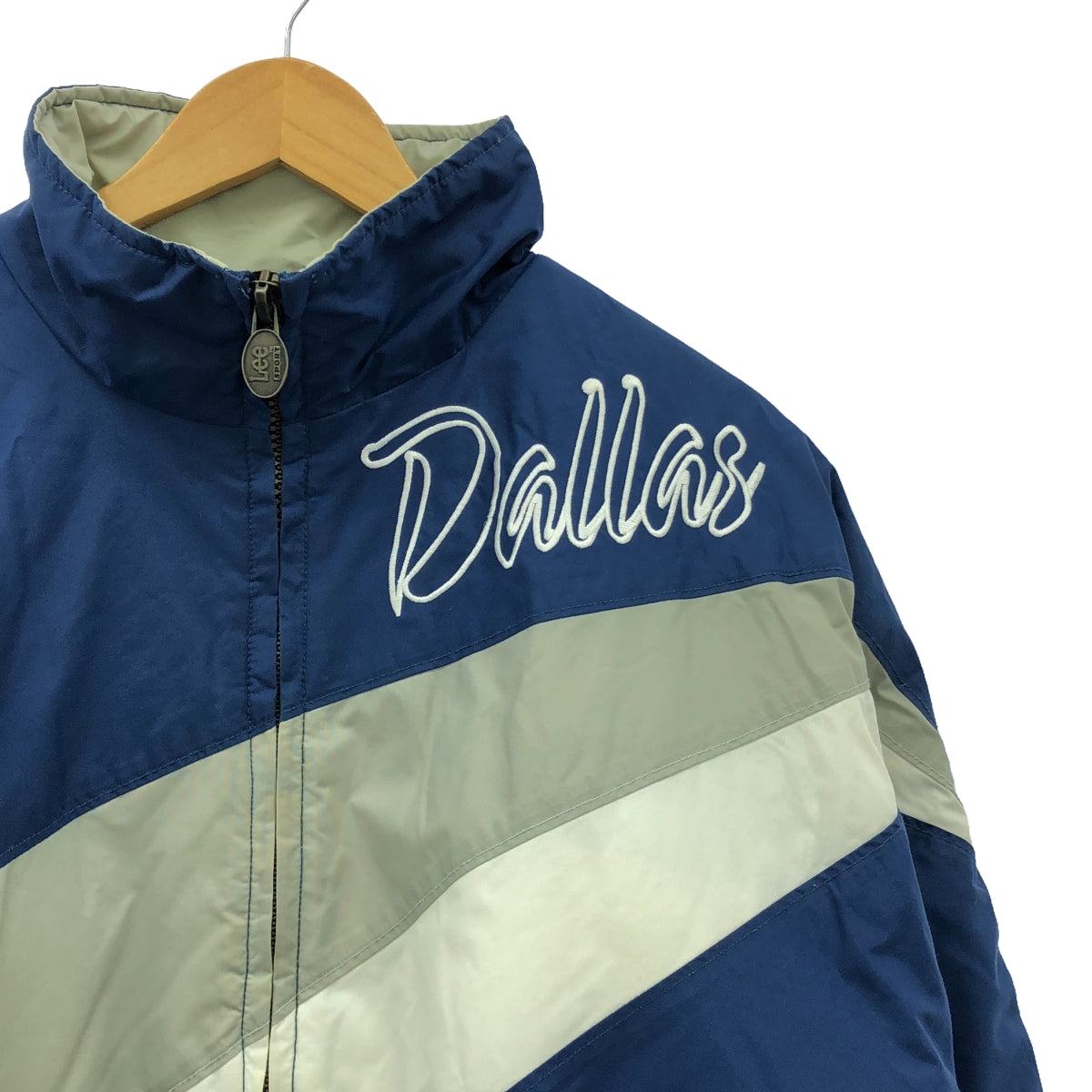 Lee | 90s Vintage NFL Dallas Cowboys Stadium Jacket | L | Blue/Grey/White | Men's