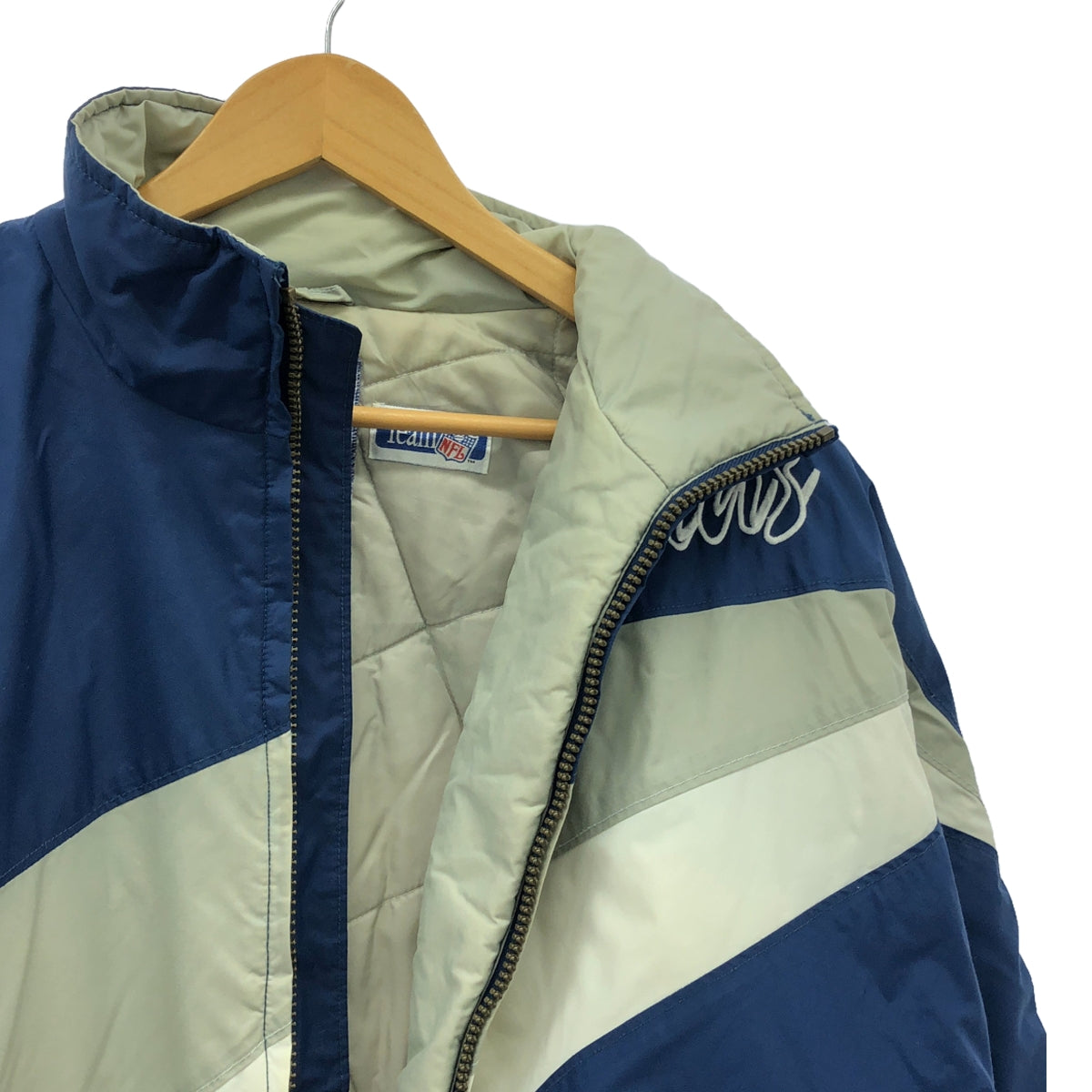 Lee | 90s Vintage NFL Dallas Cowboys Stadium Jacket | L | Blue/Grey/White | Men's