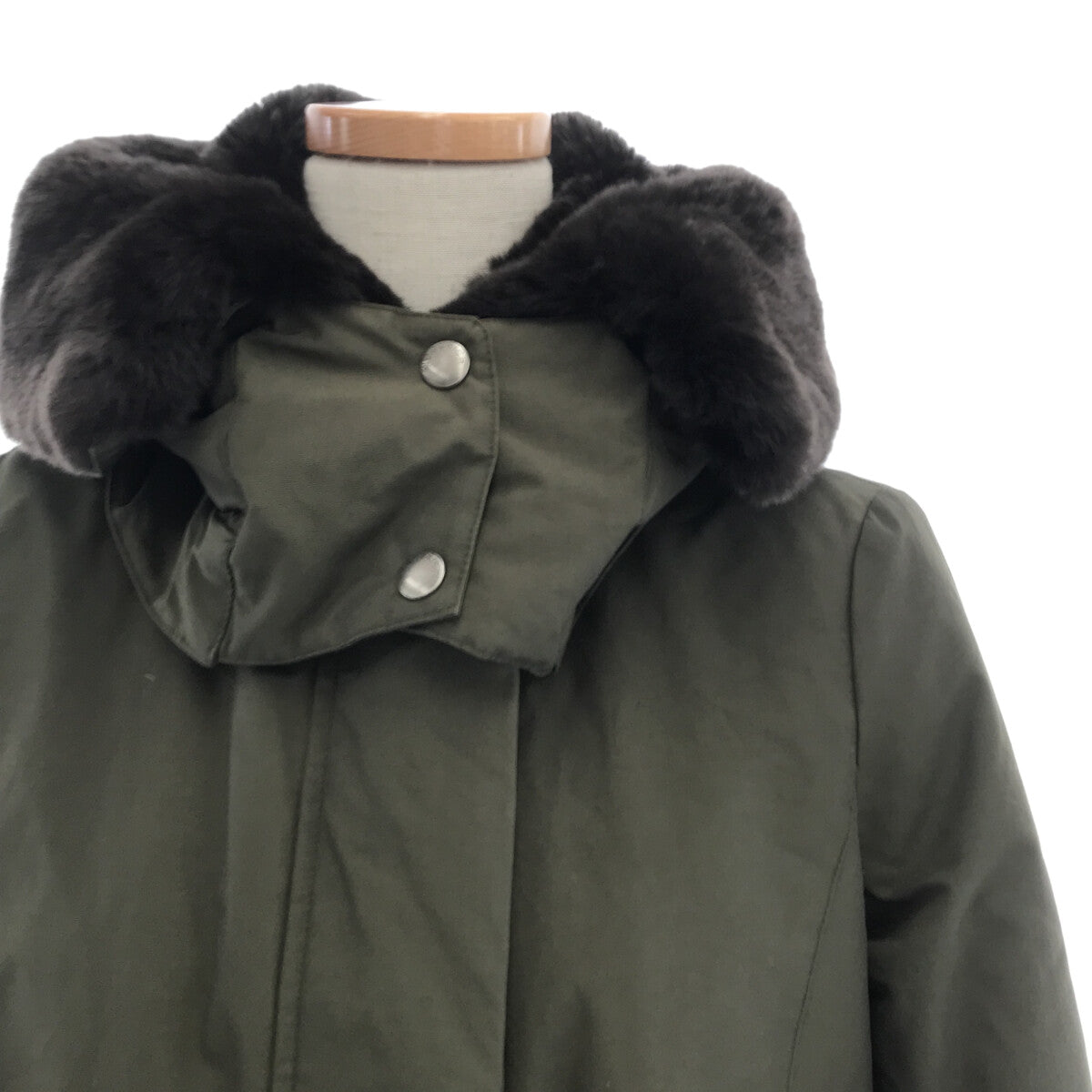 美品】 WOOLRICH / ウールリッチ | BOW BRIDGE ダウンコート | XS | カーキ/ダークブラウン | レディース – KLD