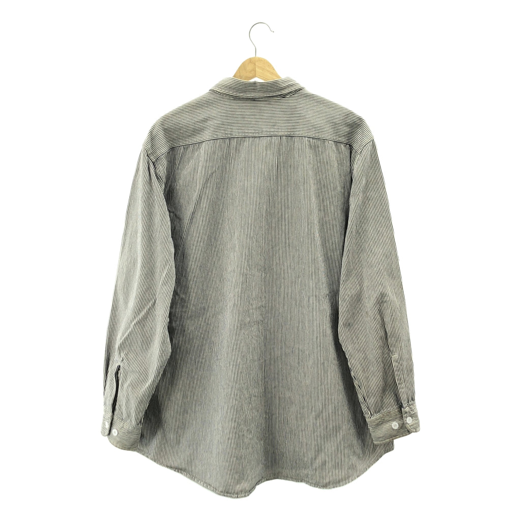復古款 | 1980年代 | BIG MAC條紋工裝襯衫 | XL碼 | 男士