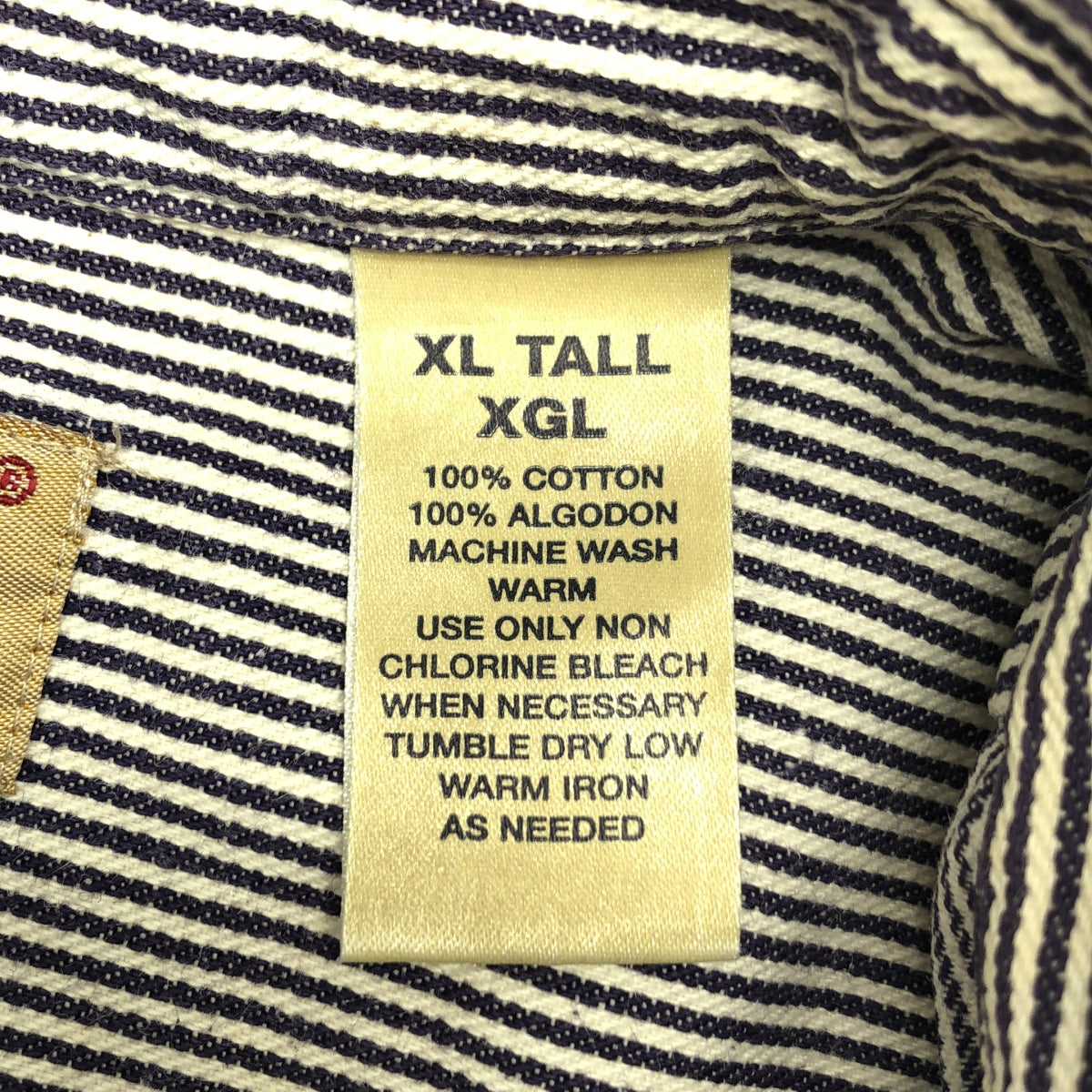 復古款 | 1980年代 | BIG MAC條紋工裝襯衫 | XL碼 | 男士