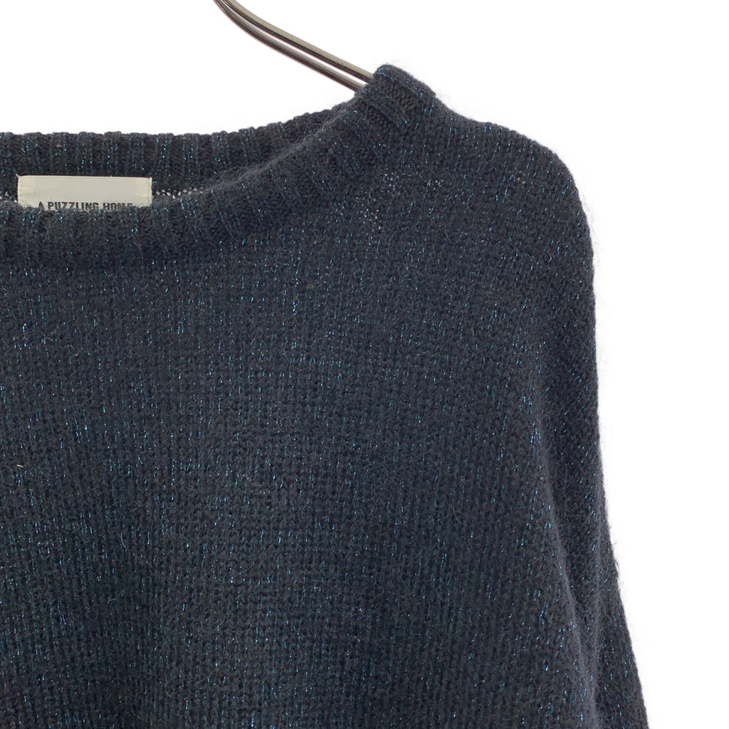 A PUZZLING HOME / アパズリングホーム | モヘヤ ラメ プルオーバー ニット | 4 | メンズ