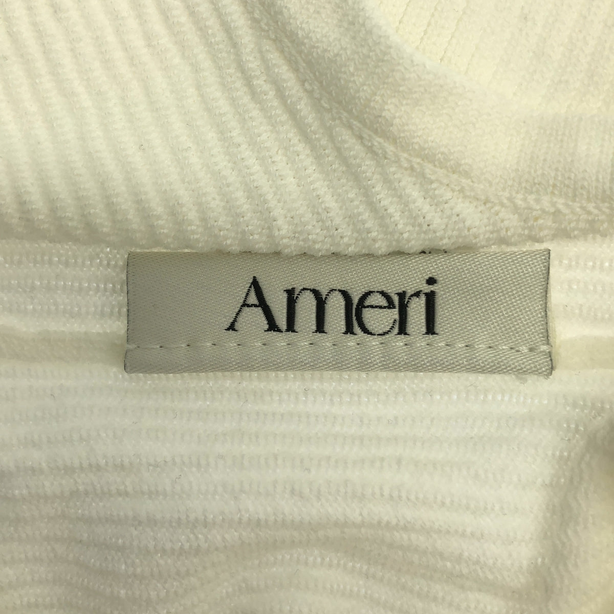AMERI / アメリ | ROUND SHORT KNIT CARDIGAN ラウンド ショート カーディガン | M | ホワイト | レディース