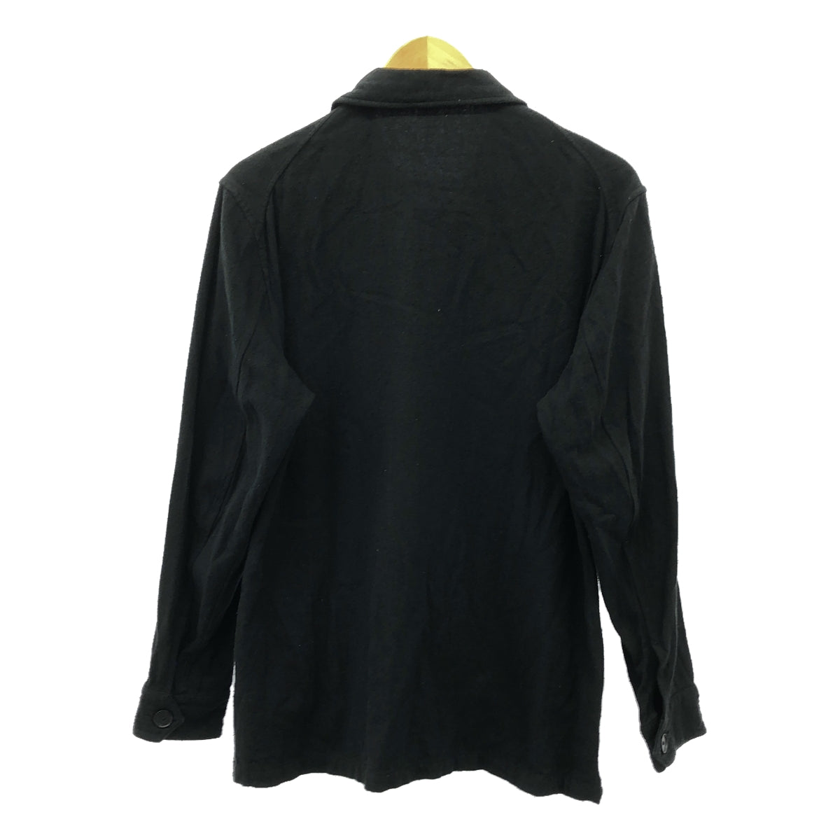 SHINYA / シンヤ | pitohui black cotton silk flannel / コットン シルク ジャングルファティーグジャケット | 2 | ブラック | メンズ